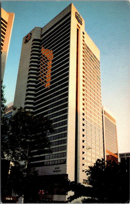 Hyatt Regency Vancouver BC Hotel Skyline Canada High Rise Postcard