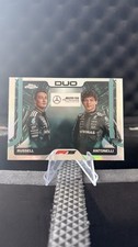2025 Topps Chrome F1 Mercedes Duo #167 Kimi Antonelli / Russell Silver Refractor