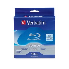 Verbatim BD-R 25GB 16X White Inkjet Printable Discs 50 Pack