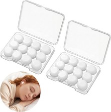 24 Pcs Soft Silicone Moldable Ear Plugs Reusable Noise Cancelling Earplugs Sleep