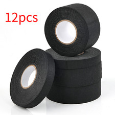 12x Cable Harness Adhesive Tape Insulating Tape Automotive Car black 19MM x 15M