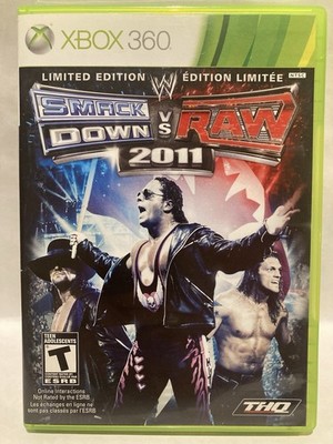 WWE SmackDown vs. Raw 2011 Limited Edition (Xbox 360, 2010) Complete In Box CIB
