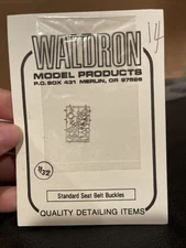 Waldron Model Standard Seal Belt Buckles Detail Set Photo Etch Model Kit 1/32