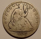 1858-O Liberty Seated Silver Half Dollar, Pre-Civil War US Silver Type Coin