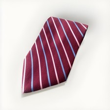 Brooks Brothers Jacquard Design Silk Neck Tie Made In USA 59 x 3.75