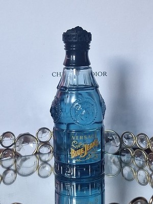 Vintage Versace Blue Jeans Man EDT 2.5 oz 75ml Versus Italy Older Formula