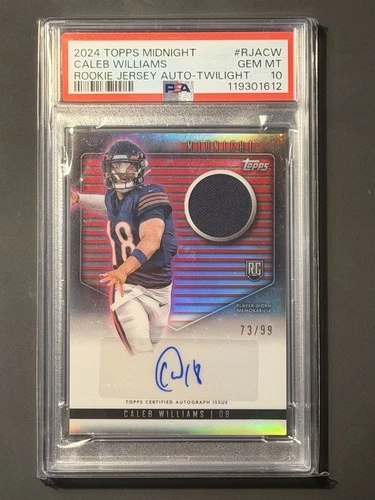 2024 Topps Midnight Caleb Williams RPA Twilight SSP PSA 10 /99