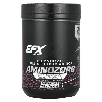 AminoZorb  Elite 21, Pink Bubblegum, 13.76 oz (390 g)
