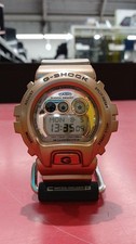 Casio DW-6900GD Digital Quartz Watch Resin Band Used Gold Color