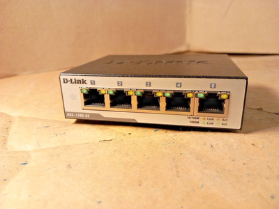 D-Link DGS-1100-05 Netzwerk Switch Managed L2 Gigabit Ethernet, OHNE PSU