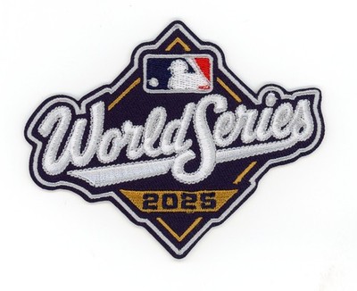 2025 World Series Patch   LA Dodgers vs. Toronto Blue Jays   Embroidered Iron-On