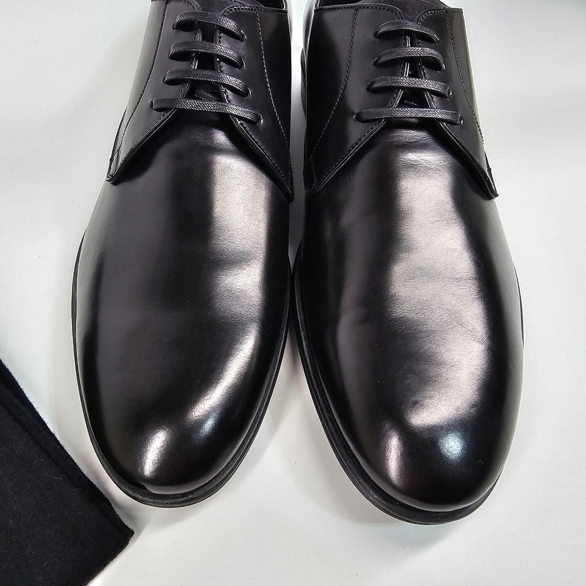 Dolce & Gabbana Dress Shoes Men 7.5 Derby Plain Toe Black  display picture 2