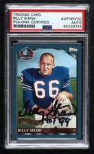 PSA/DNA 1999 Topps Hall of Fame Billy Shaw Certified Authentic Auto HOF 7i2