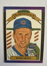 1989 Donruss - Diamond Kings Mark Grace #17