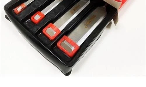 Wood Chisel Set Woodworking Bevel Edge Hand Carpentry 4PC - 1/4 1/2 3/4 1" - Image 2 of 4