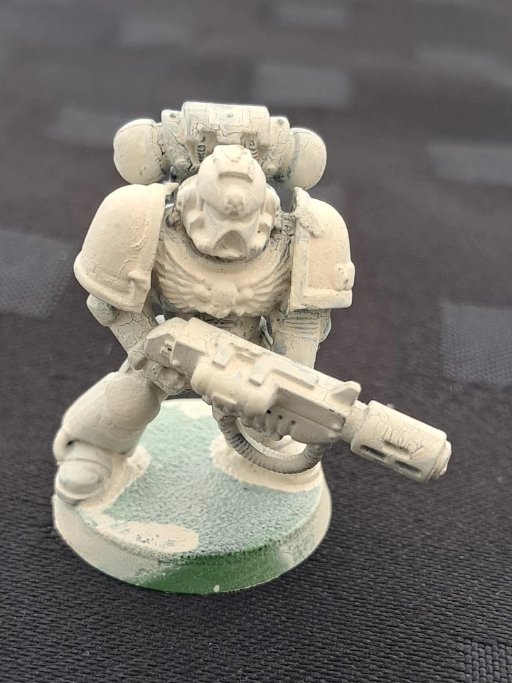 Лот 5 x винтажный Warhammer 40k разнообразные фигурки космических десантников - Изображение 4 из 4