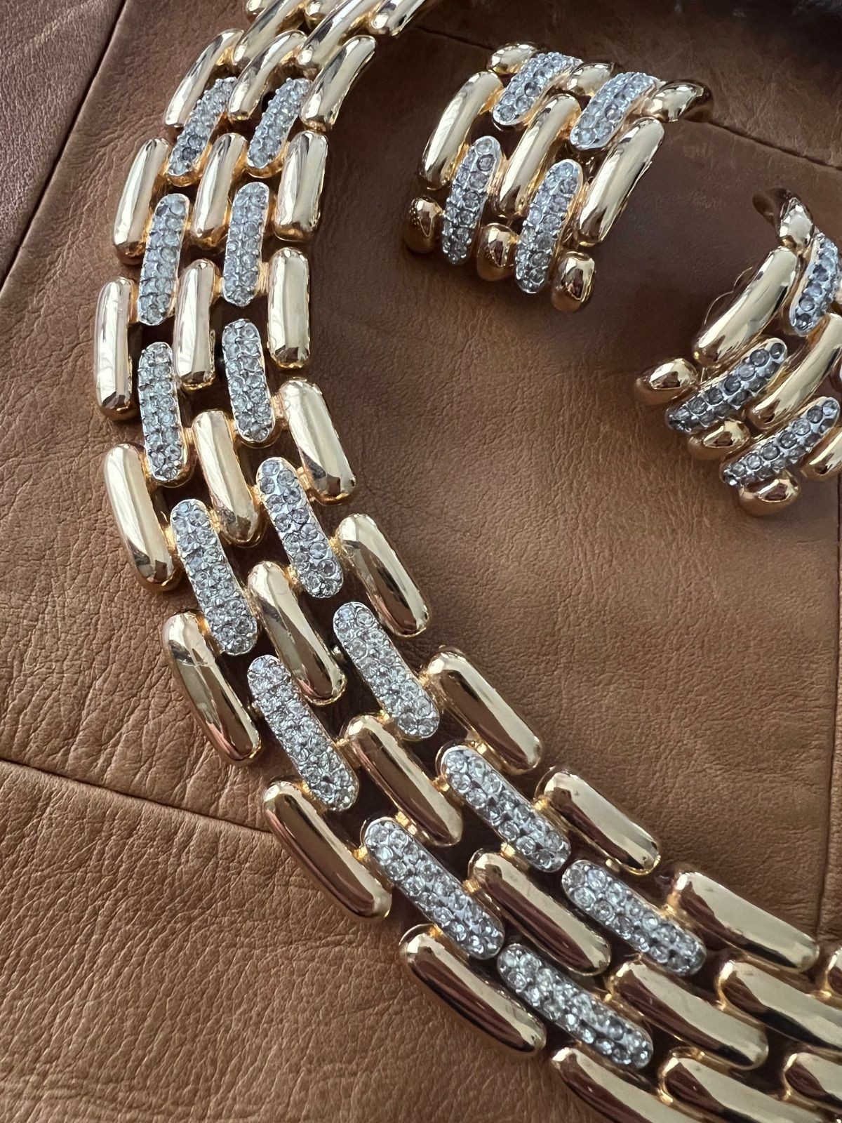 Givenchy Necklace Earrings Set Vintage Gorgeous - neck 34 cm fit - Japan thumbnail 3