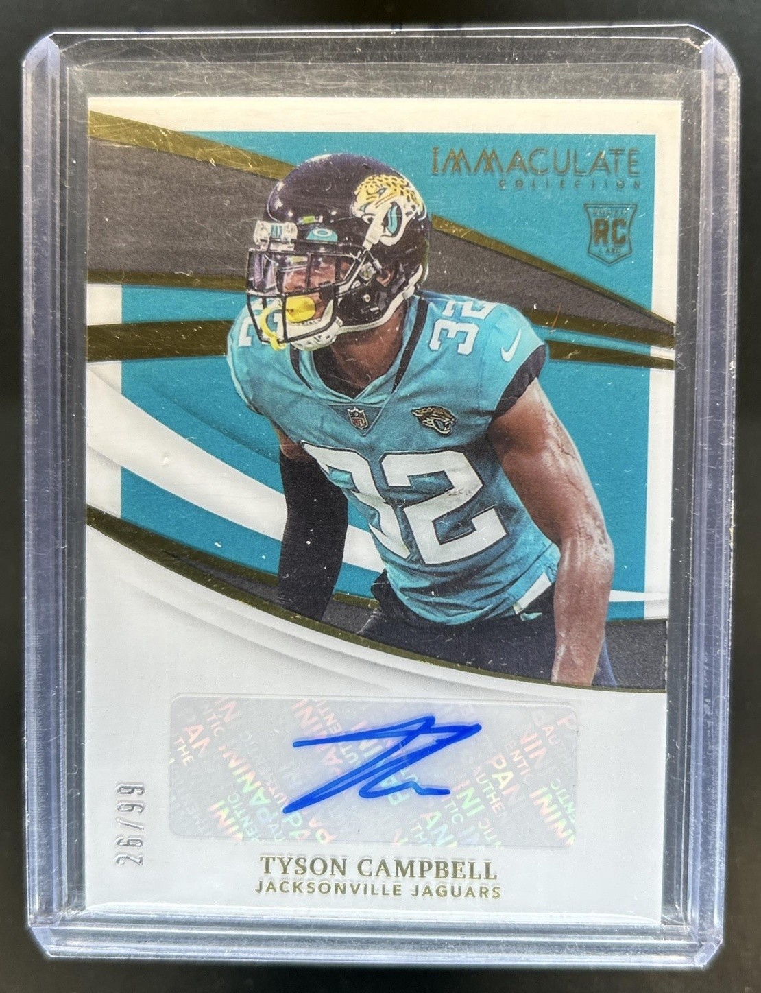 Tyson Campbell Panini Phoenix #158 Autograph