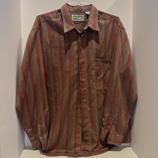Vintage Levis International Collection Button Shirt Mens XL Striped 90s 