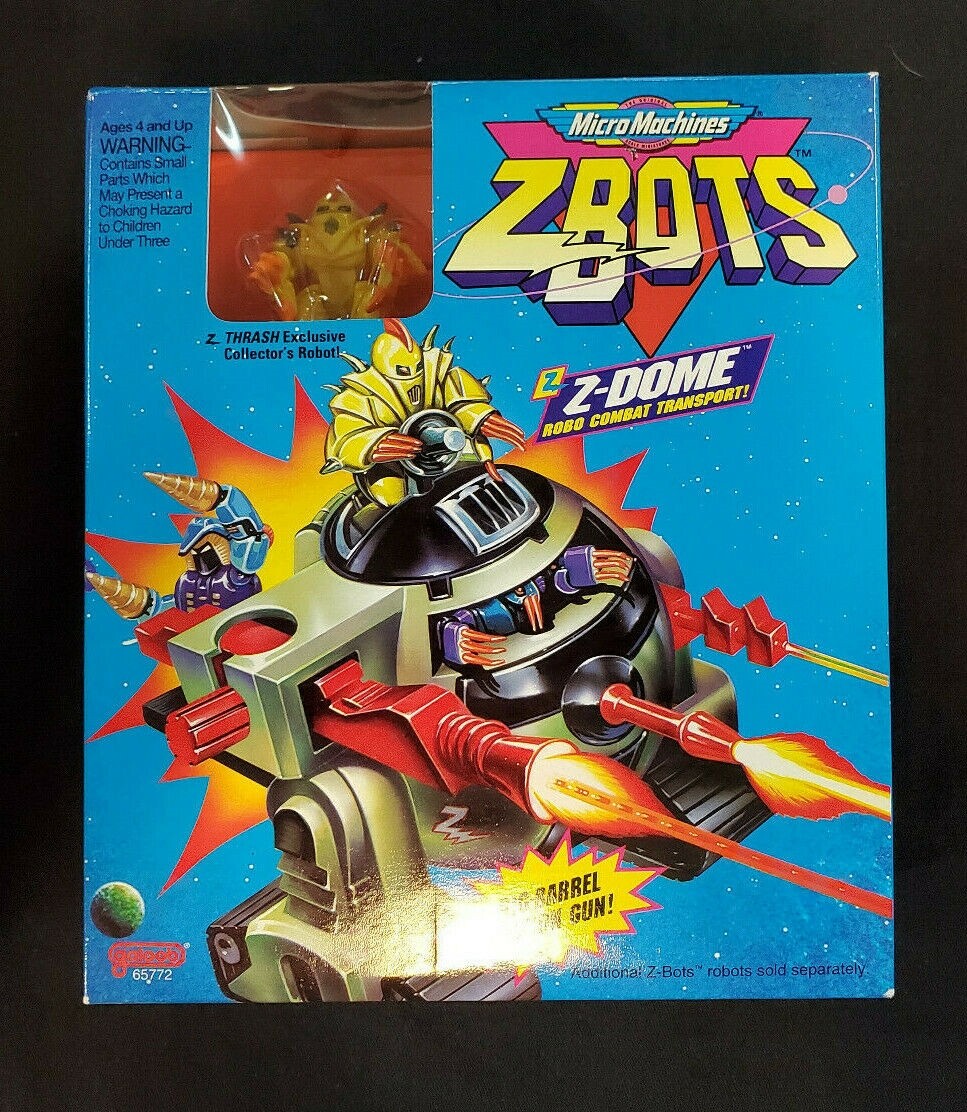 Rare 1993 Z-bots Micro Machines Z-Dome New, Unopened, Free