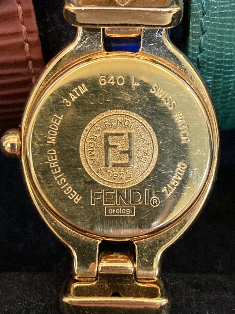 Authentic Fendi Watch 640L Orologi, Vintage Fendi Watch Authentic Fendi Watch 640L Orologi, Vintage Fendi Watch