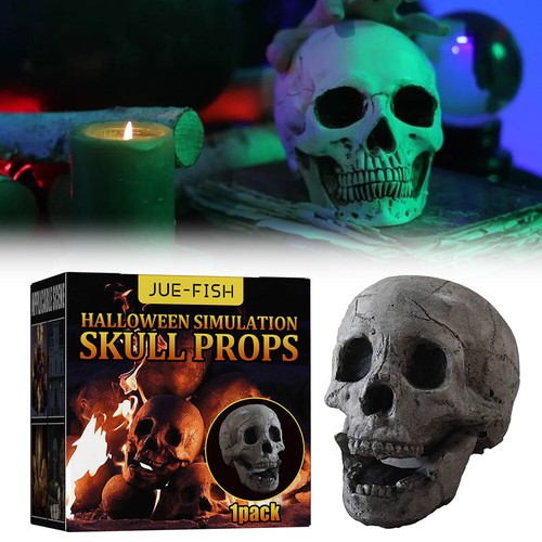 Fire Pit Skull Festive Supplies Stove Skeleton Props for Outdoor Garden Barbecue - Bild 1 von 12