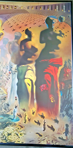 Estampado Vintage Salvador Dalí El Toreador Alucinógeno Enmarcado 19" x 26" - Imagen 4 de 10