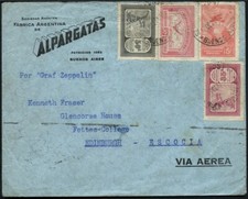 Zeppelin 1931 Argentina 3rd SAF Cover Buenos Aires Scotland Si 135 / 2014