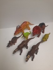 Lot of 7 Misc. Dinosaur Toys Jurassic Prehistoric Era Figures