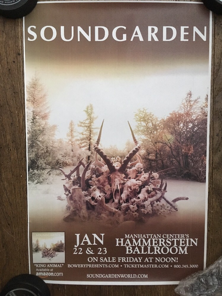 SOUNDGARDEN CHRIS CORNELL POSTER KING ANIMAL HAMMERSTEIN BALLROOM