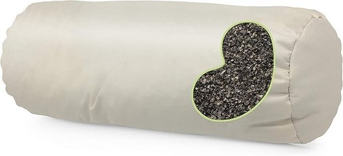 Almohada enrollable para cuello de algodón orgánico - Funda de almohada de tela hipoalergénica con cremallera - Imagen 10 de 21