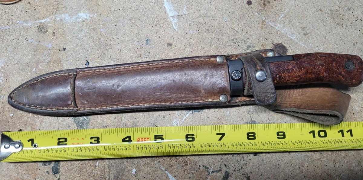 Original Czech VZ58 Bayonet w/ Leather Scabbard VZ Fighting Original Czech VZ58 Bayonet w/ Leather Scabbard VZ Fighting