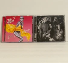 Just Push Play and O, Yeah! Ultimate Aerosmith Hits CDs Pre-owned Good Condition