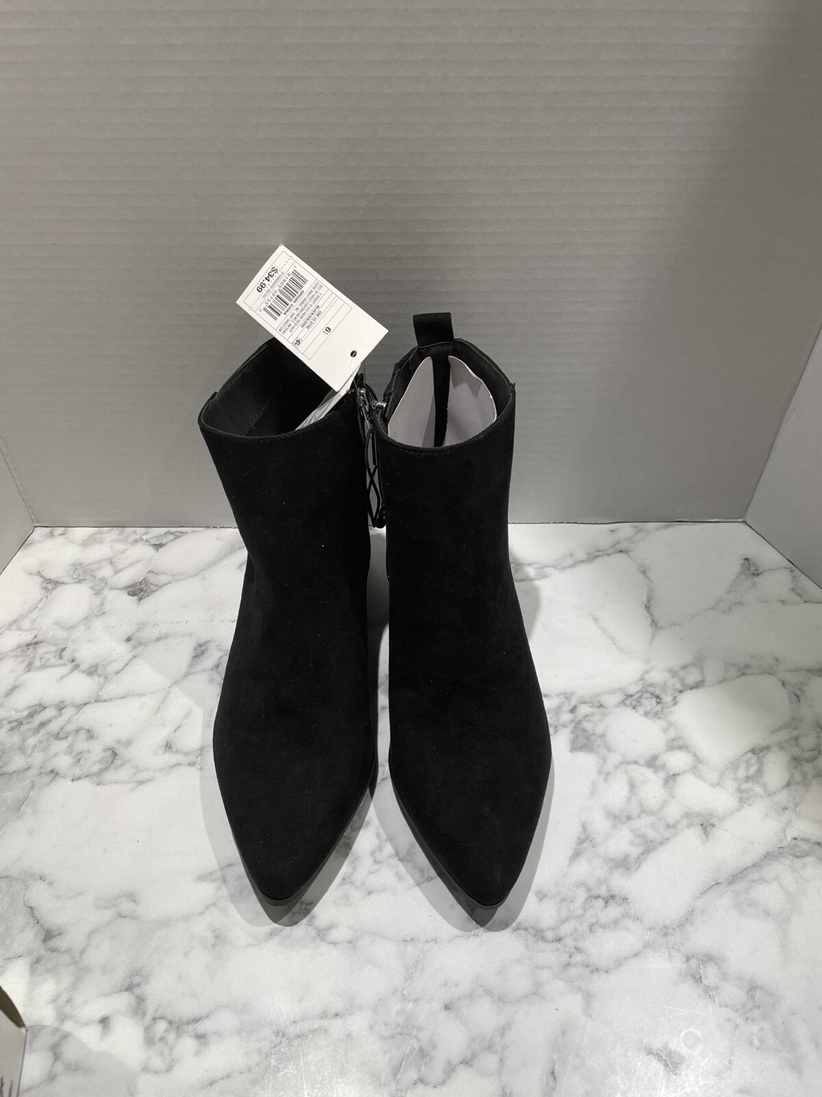 Valerie Microsuede City Ankle Bootie 