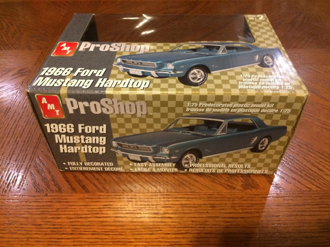 2002 AMT PROSHOP 1966 FORD MUSTANG HARDTOP 1:25 SEALED MODEL