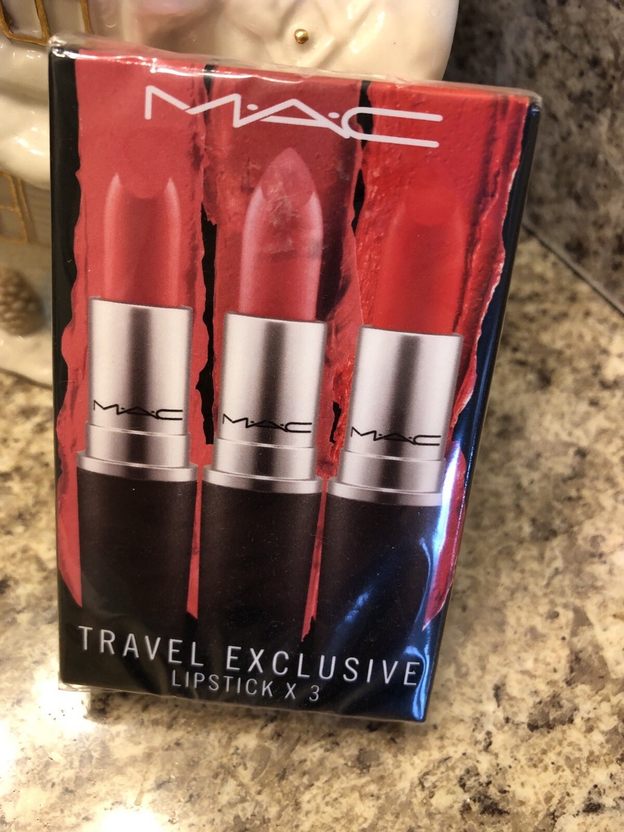 NEW!! Mac Travel Exclusive Lipsticks Set in Each)