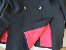Golden Dress Turnierjackett Jacke  schwarz Polyester Schurwolle Gr&ouml;&szlig;e 146