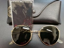 VINTAGE RARE BAUSCH LOMB RAY BAN GOLD PLATED OVAL AVIATOR SUNGLASSES w/case