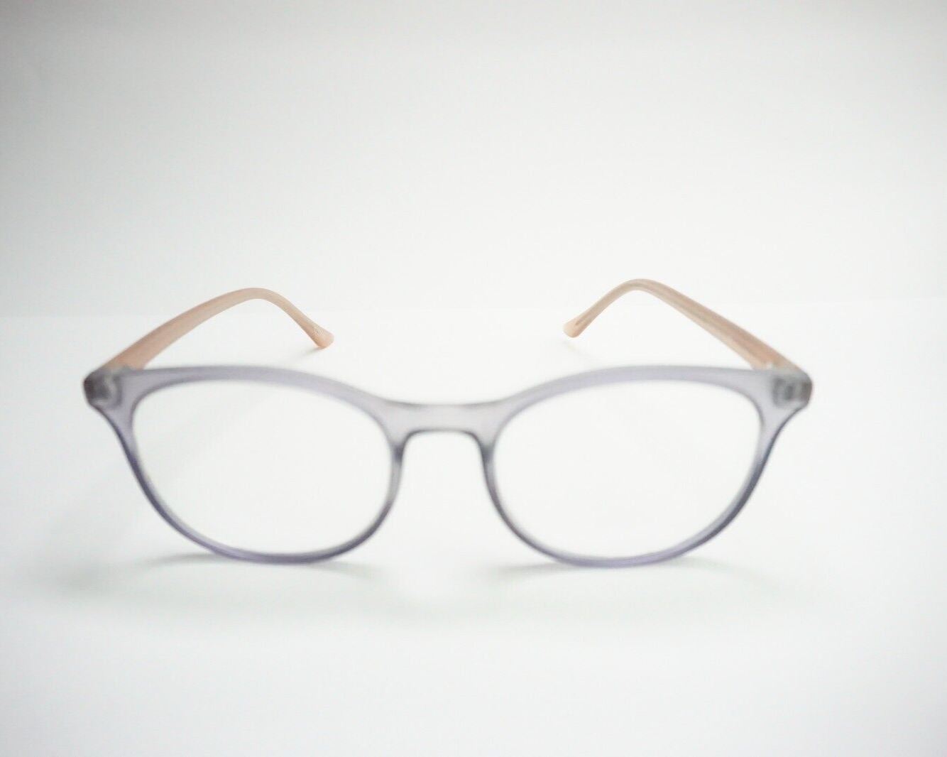 Zenni Eyeglasses frames pale solid matte color blue brown 48[]16 130 | eBay