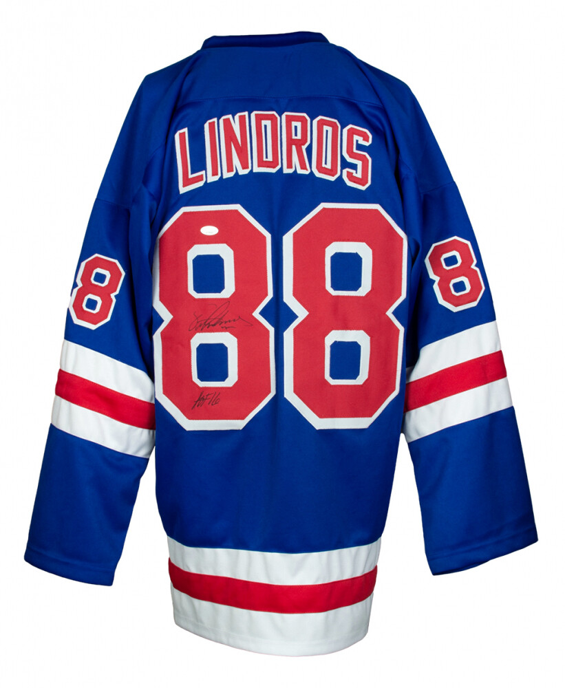 Eric Lindros Signed New York Rangers Jersey 