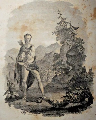 1835 antique children's book gravures mythology myths fables bibliophile edition - Picture 23 of 23