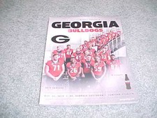 2015 Georgia Bulldogs v Georgia Southern Eagles Football Program 