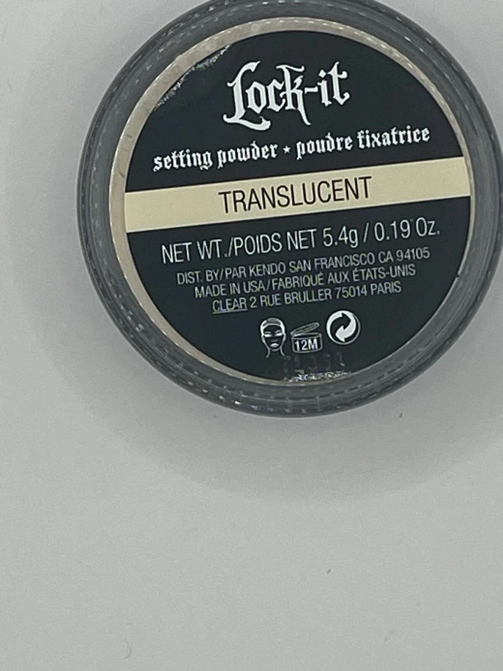 Kat Von D Lock It Setting Powder Translucent - 0.19 Oz/ 5.4 g, NIB (#QQ3) - Image 3 of 4