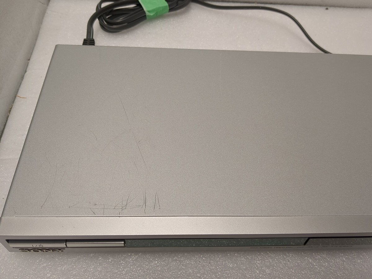 Sony DVD/CD Player DVP-NS63P Silver With Remote Tested And Working