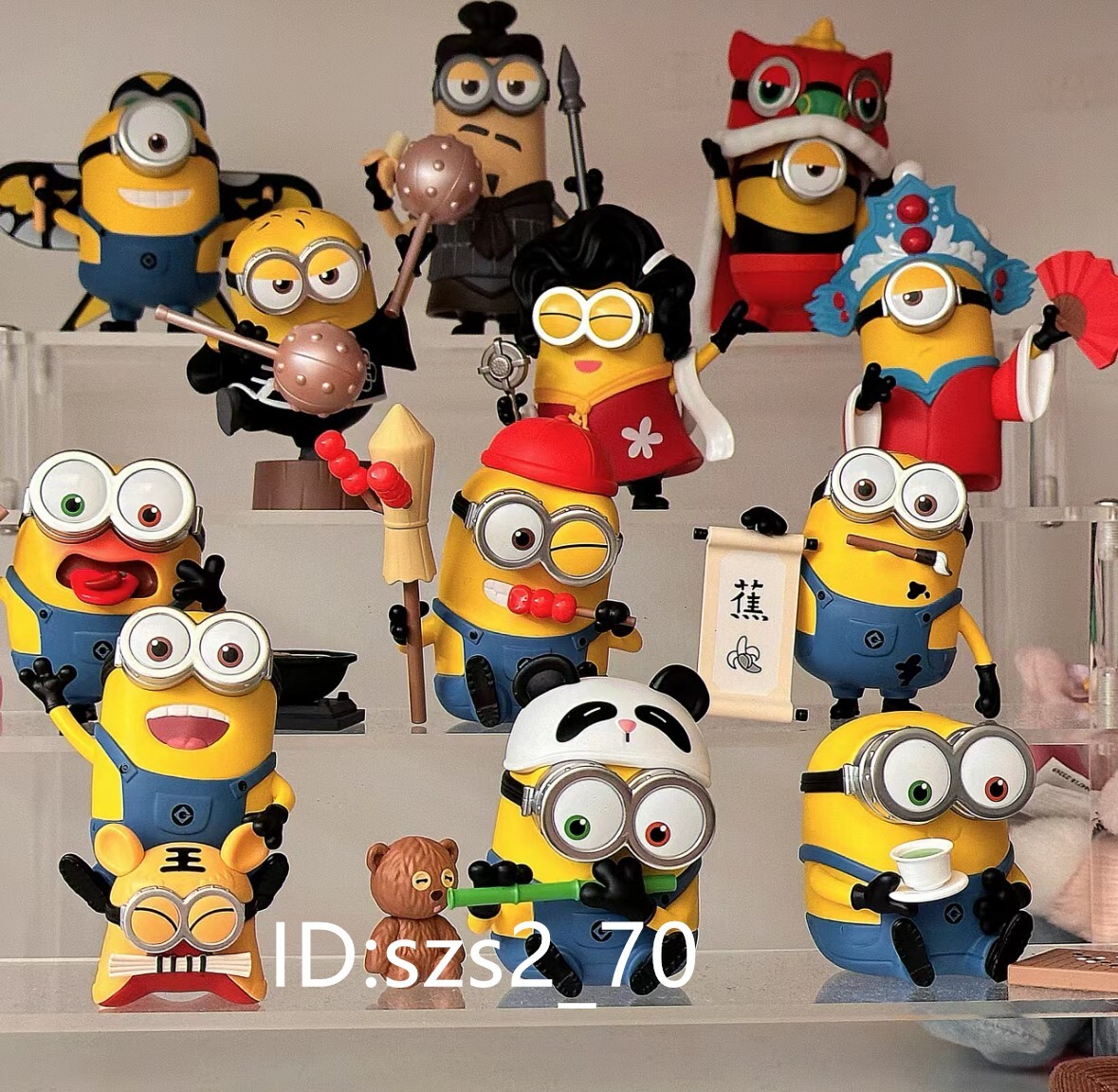 12pcs - Authentic POP MART Minions Travelogues Of Ghina Mini