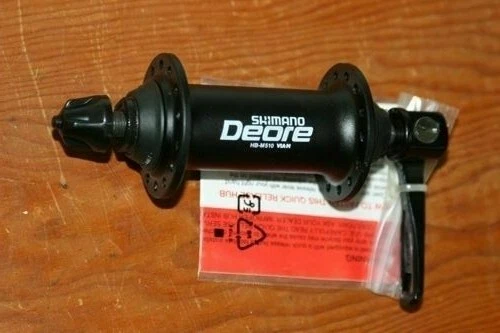 Shimano Deore Front Hub 32h Black HB-M510 with QR axle and skewer, MTB, new - Image 2 of 2