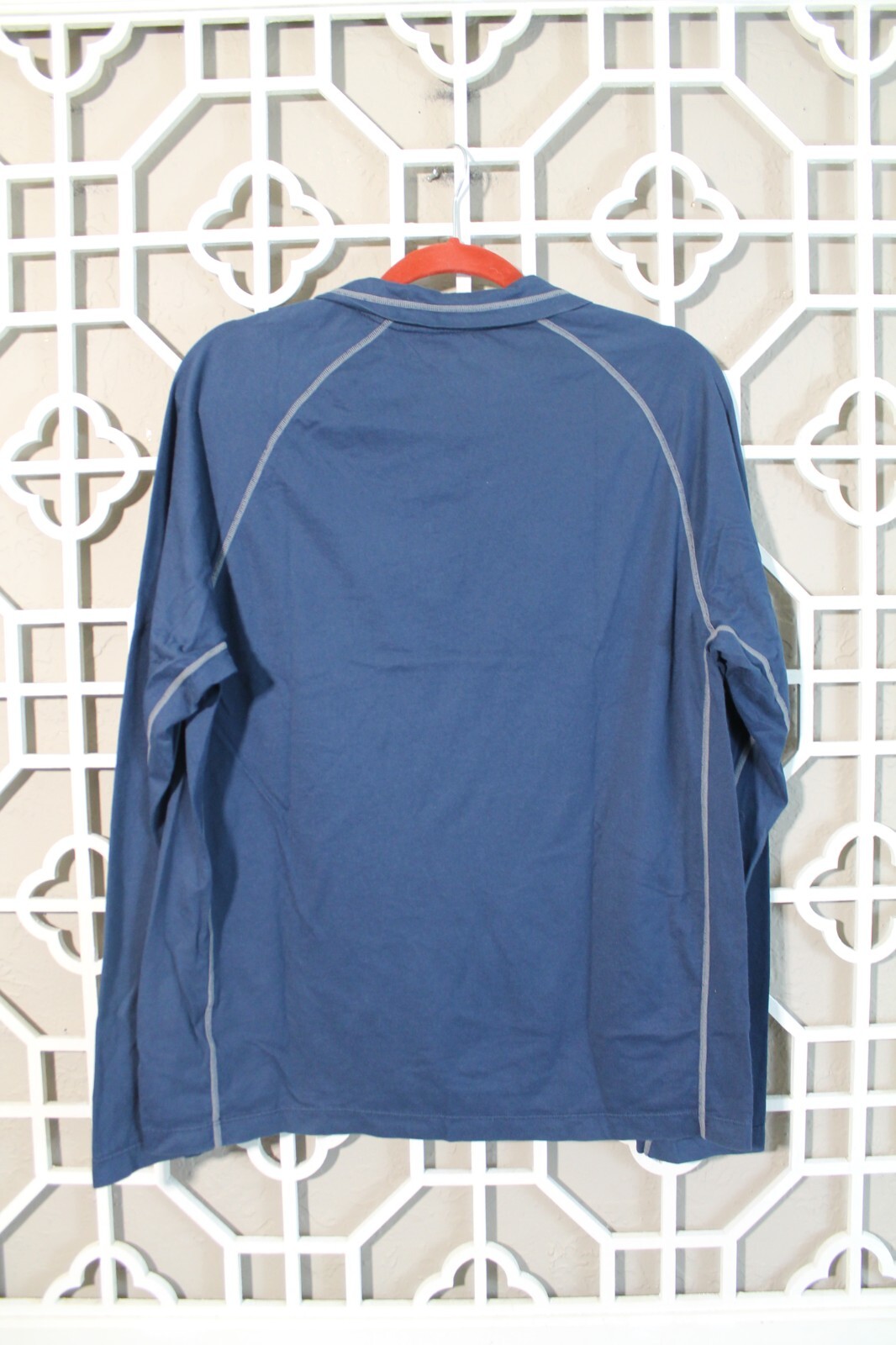 Cloudveil Pullover Mens L Large Blue Quarter Zip … - image 2