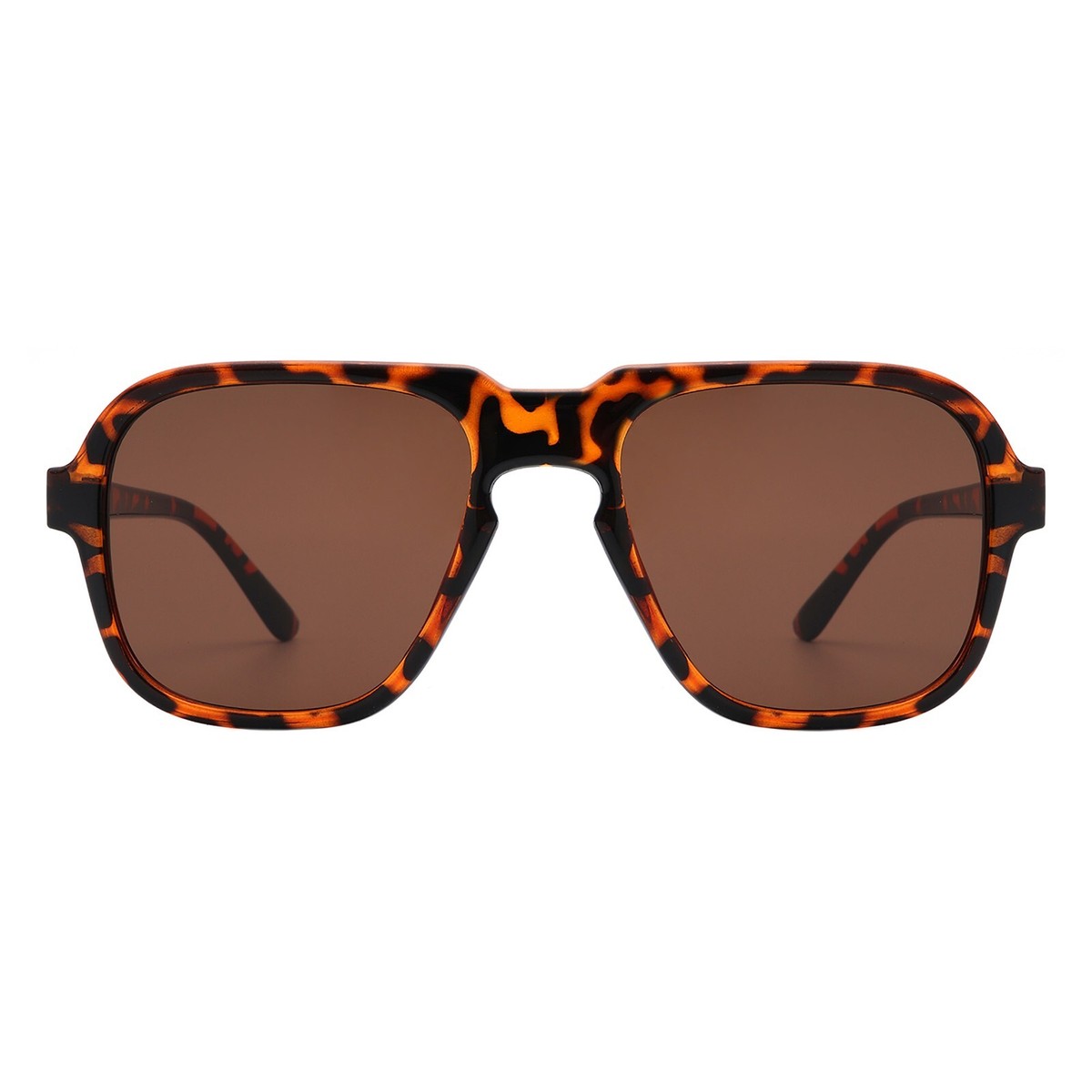 Retro Style Sunglasses Square Keyhole Frame Unisex Fashion 