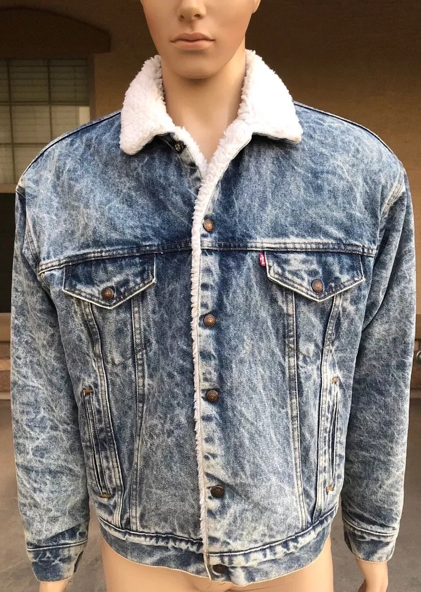 Louis Pup Denim Sherpa Jacket