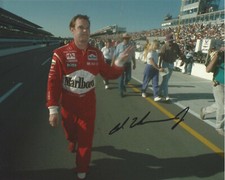 AL UNSER JR. INDY CAR DRIVER SIGNED 8x10 PHOTO INDIANAPOLIS 500 CHAMPION D w/COA
